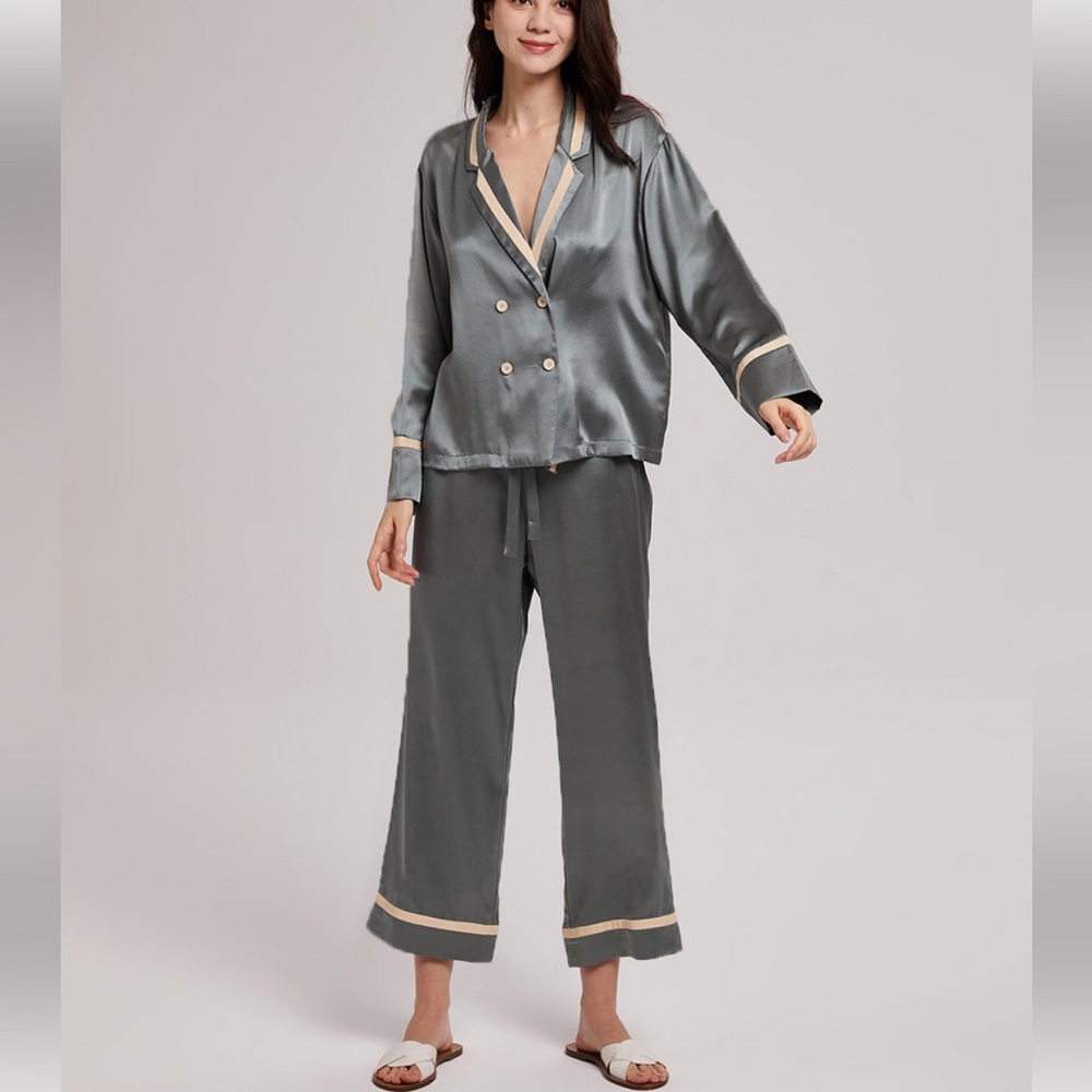 Nap Loungewear Silk Sleep Drawstring Pants Pajamas Size Small